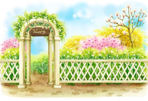 Сказочный забор