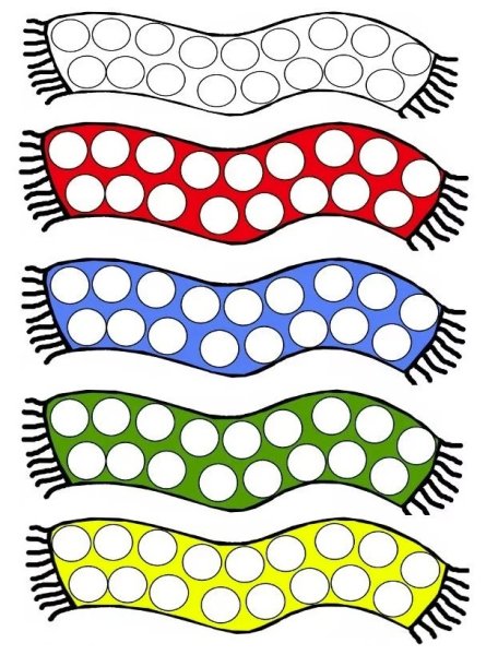 Дорожки для выкладывания пуговицами