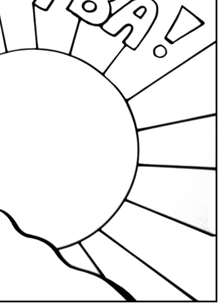 Стенгазета раскраска на день защиты детей