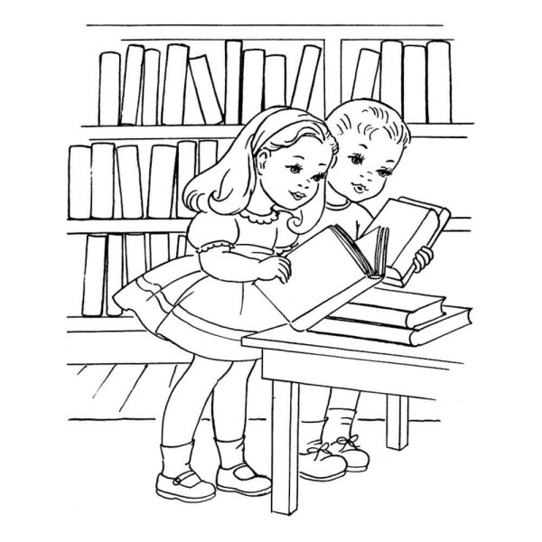 Раскраски на тему школа