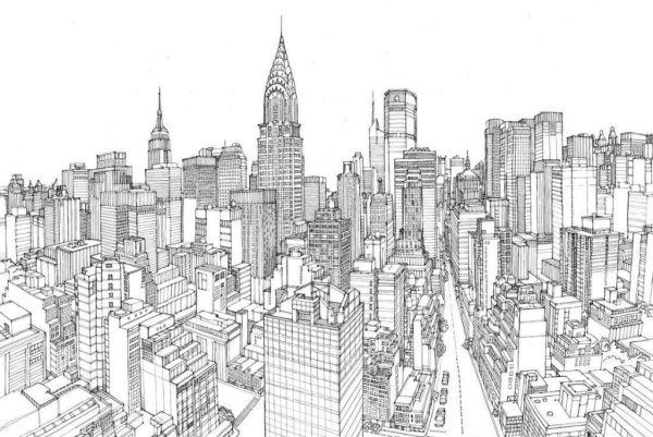 Раскраска "город"