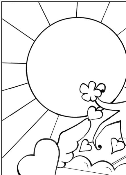 День рисунок шаблон