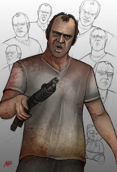 Тревор Хендерсон мультяшный