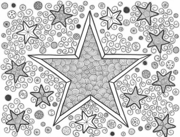 Узор звездочки