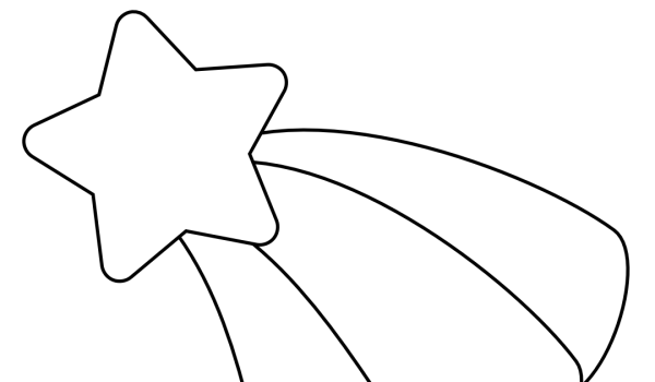 Раскраска Звездочка