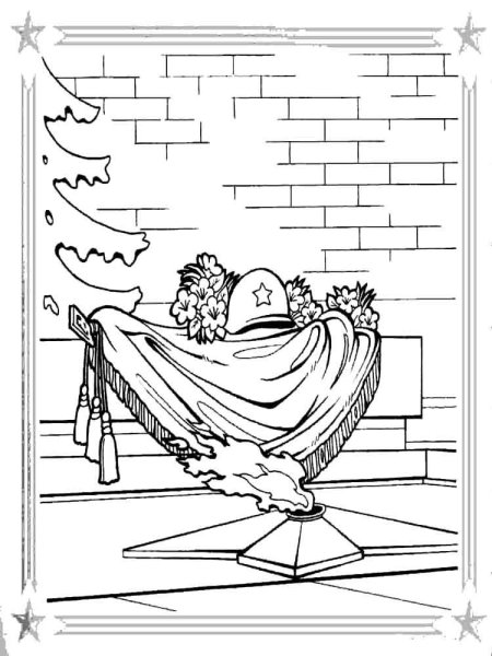 Эскиз рисунка ко Дню Победы