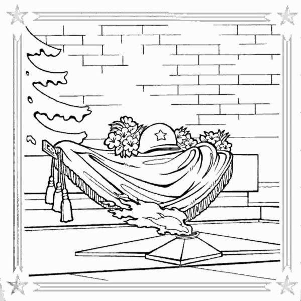 9 Мая раскраска