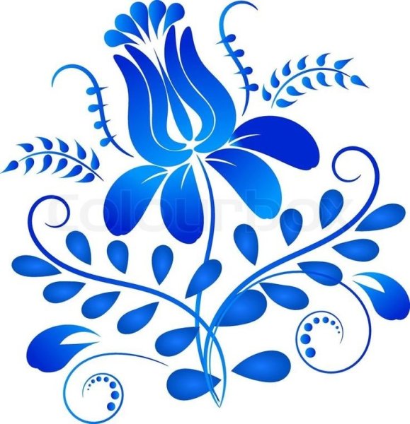 Гжель орнамент