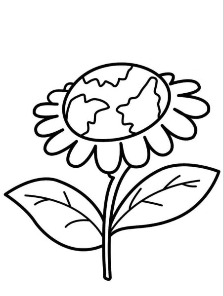 Раскраски по экологии мир растений для детей