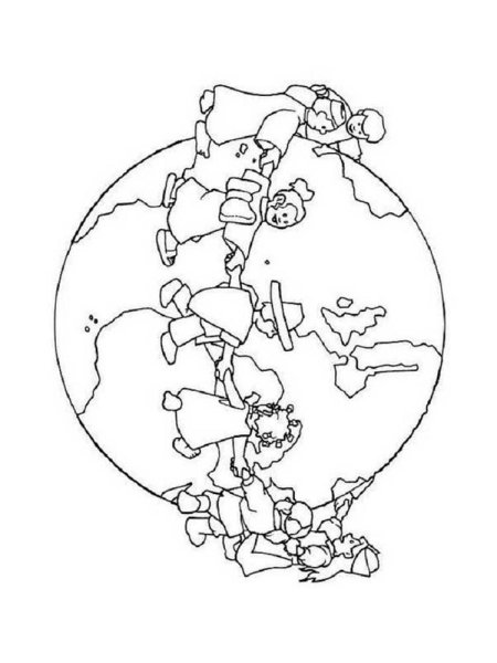 Планеты раскраска