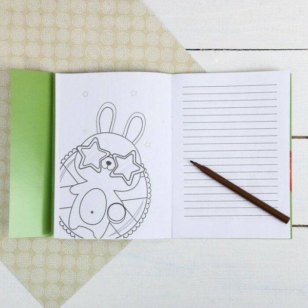 Разрисовка блокнота