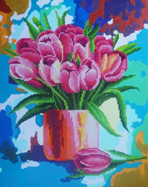 Алмазная мозаика по цифрам