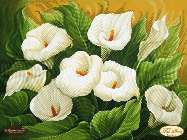 Алмазная мозаика каллы