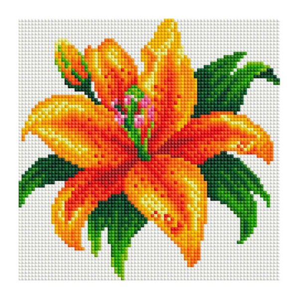 Алмазная мозаика Белоснежка тигровая Лилия