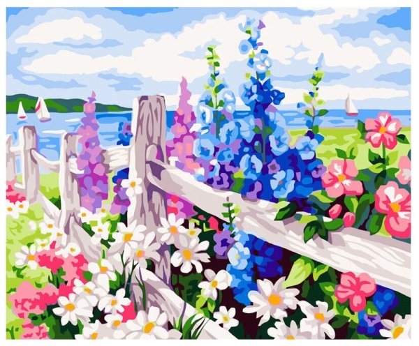 За околицей алмазная мозаика