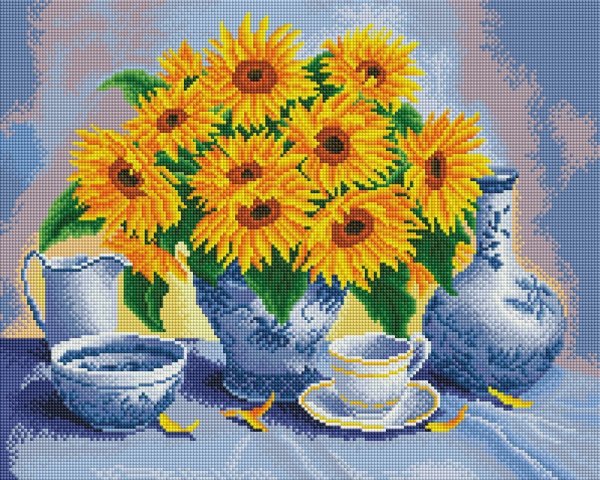 Алмазная мозаика - Подсолнухи