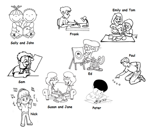 Упражнения на present Continuous 4 класс английский