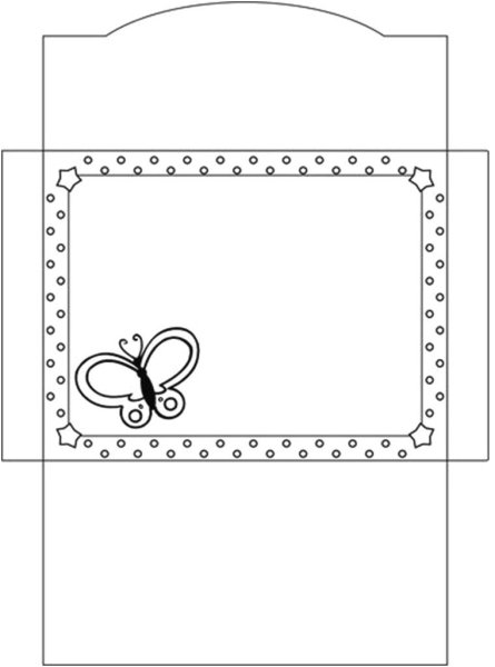 Рисунок конверта для распечатки