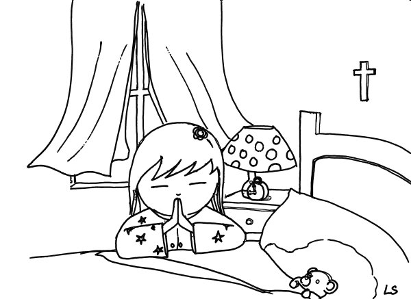 Раскраска утро