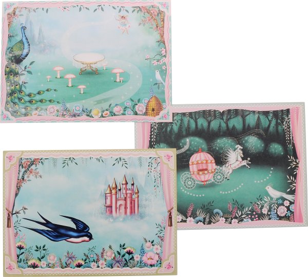 Набор скретч-наклеек Djeco «в стране чудес»