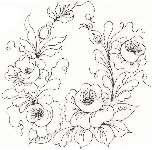 Роспись орнамент