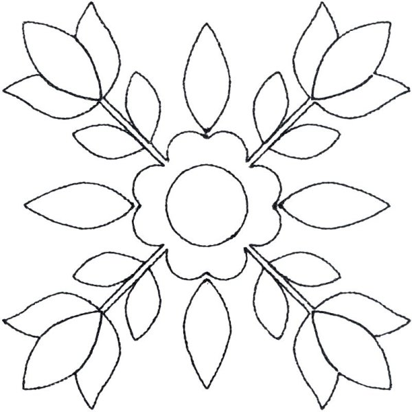 Узоры для аппликации