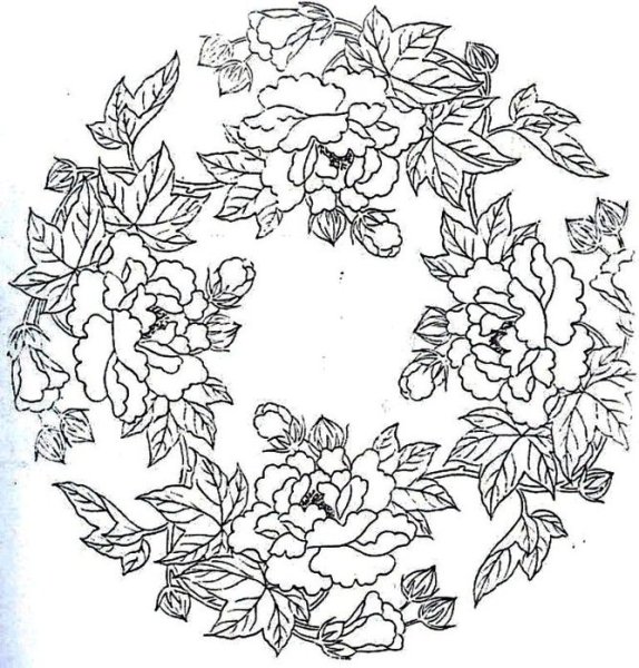 Эскизы орнаментов для батика