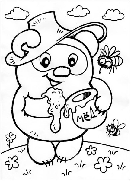 Разукрашки на разную тему