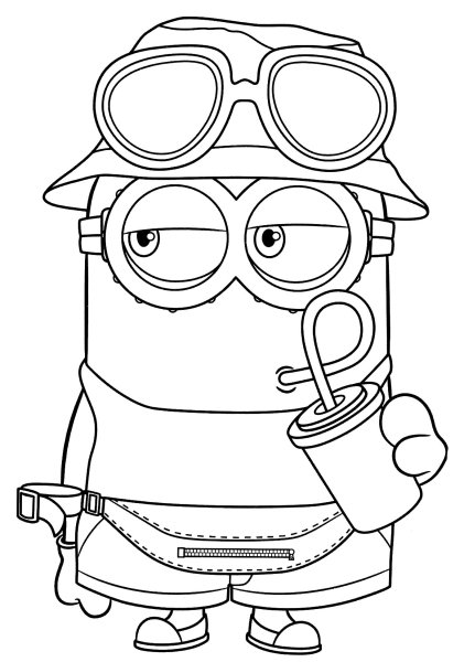 Раскраска Миньоны