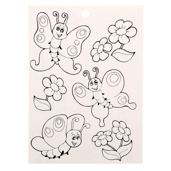 Раскраски Стикеры