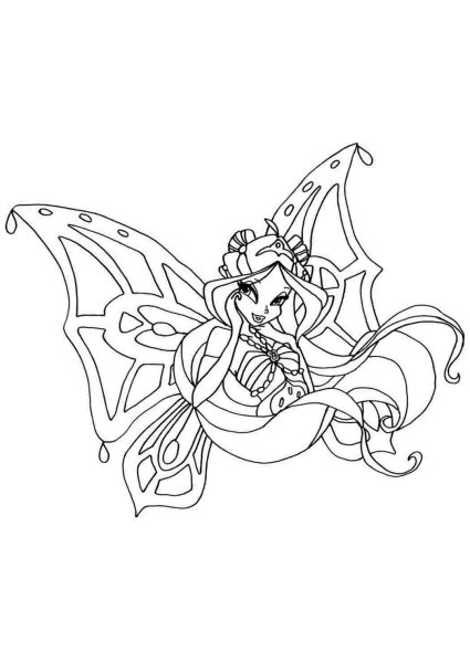 Команда Флора раскраска