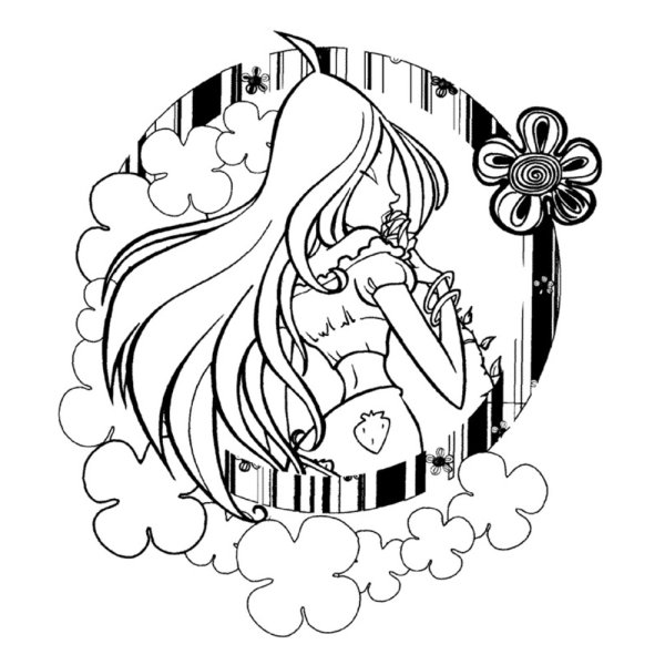 Раскраска Флора и гелия