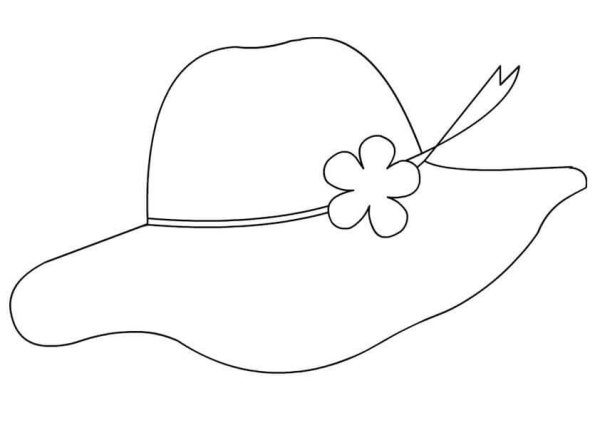 Шляпа трафарет