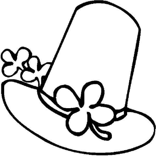 Раскраска кукла в шляпе