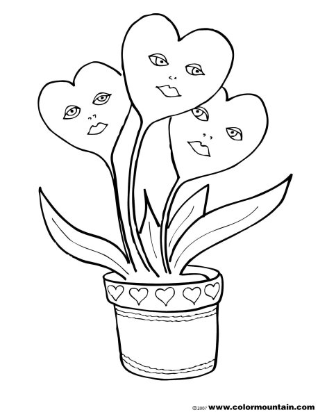 Цветы для мамы раскраски для детей