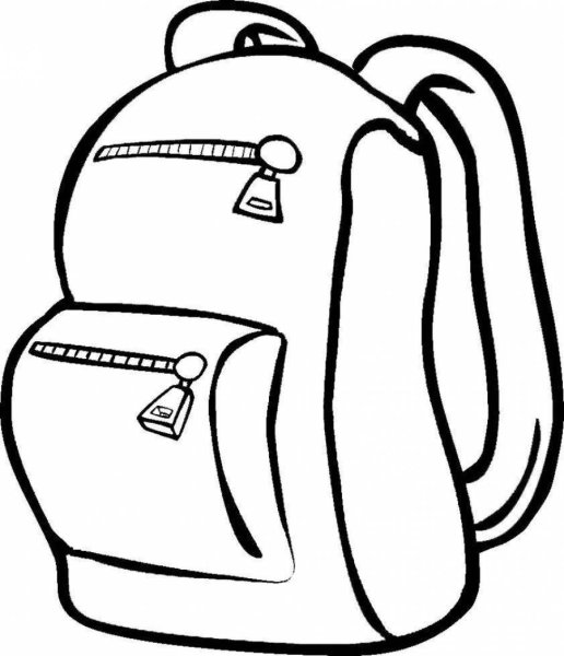 Рюкзак раскраска