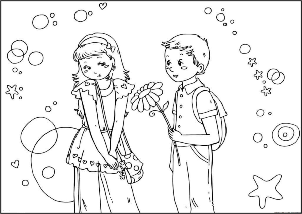 Раскраски для девочек и мальчиков