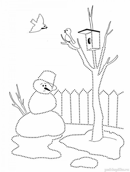 Раскраска Весна для малышей