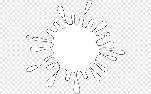 Клякса контур