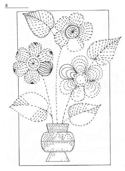 Рисование цветов по точкам