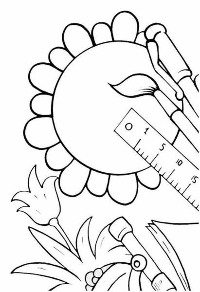 Раскраска 1 сентября