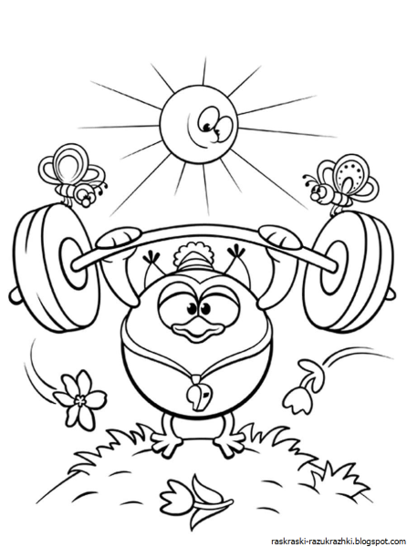 Здоровый образ жизни раскраска