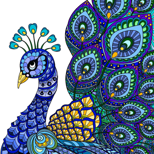 Мандала Павлин