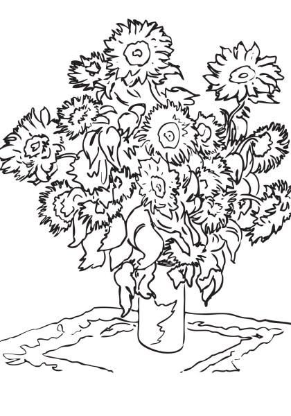 Раскраски картины великих художников