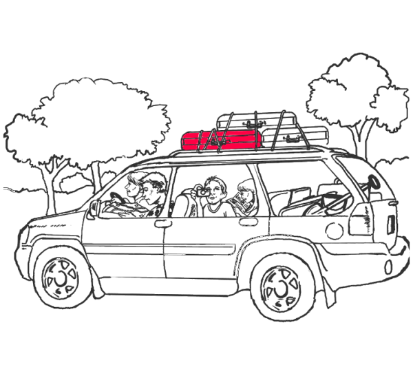 Раскраска - путешествие