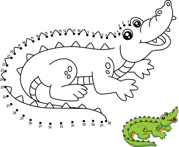 Vector the Crocodile раскраска