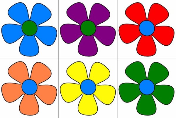 Раздаточный материал цветы