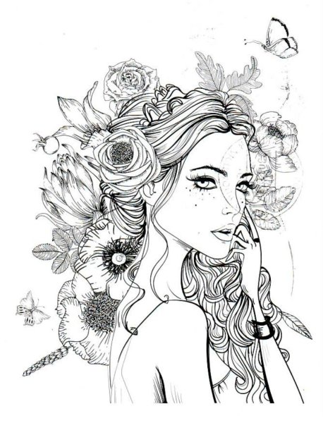 Графический образ девушки