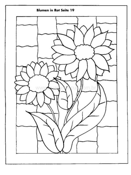 Рисунок эскиз мозаики