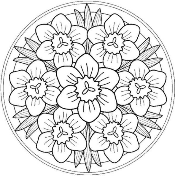 Мандала Цветочная Поляна